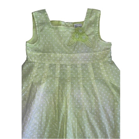 Starting out•Light Green Polka Dots Dress - Picture 4 of 11